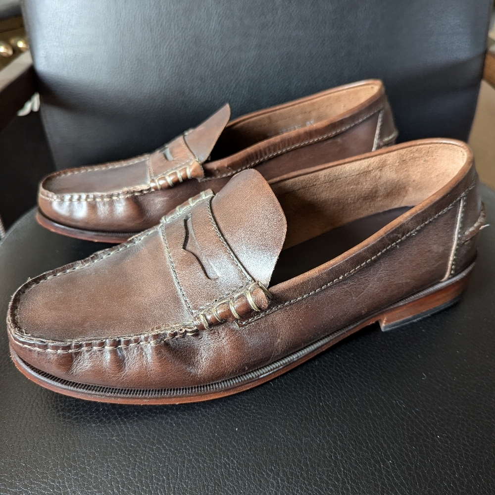 Florsheim Penny Loafer - Crazy Horse Leather 10 3E (W)
